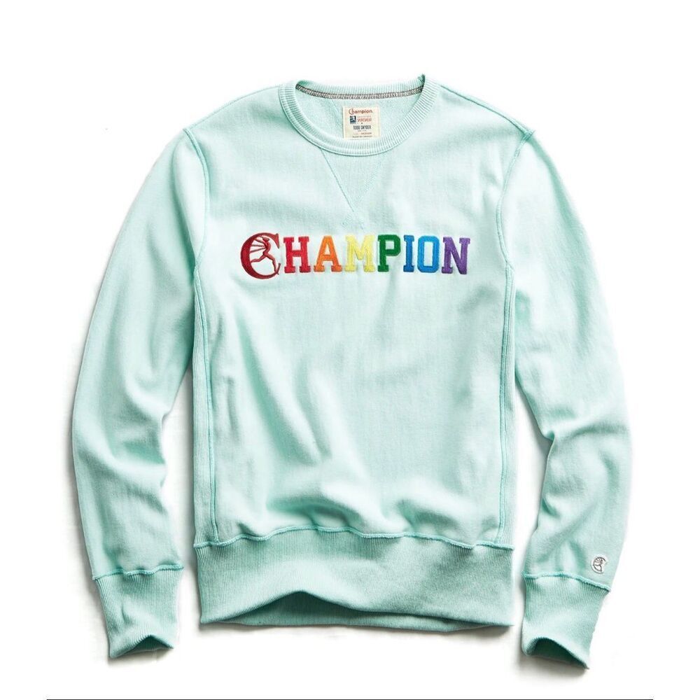 Champion x Todd Snyder Crewneck Reverse Weave Sweatshirt Pullover Unisex Blue XL